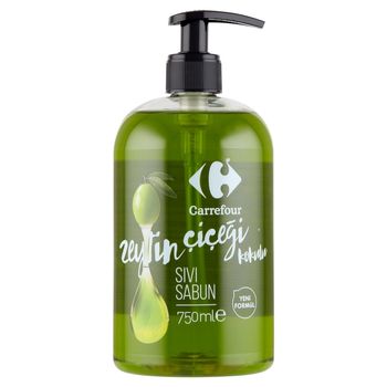 Carrefour Mydło w płynie o zapachu kwiatów oliwnych 750 ml