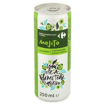 Carrefour Napój energetyzujący o smaku mojito 250 ml