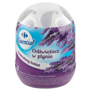 Carrefour Essential Odświeżacz w płynie lawendowy bukiet 150 ml