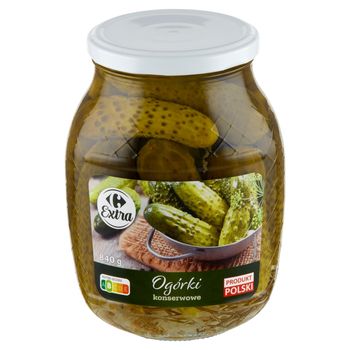 Carrefour Extra Ogórki konserwowe 840 g
