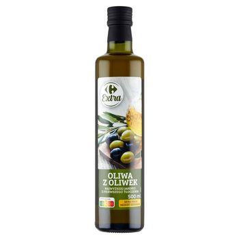 Carrefour Extra Oliwa z oliwek najwyższej jakości z pierwszego tłoczenia 500 ml