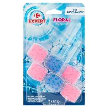 Carrefour Expert Floral WC Kostka 2 x 45 g