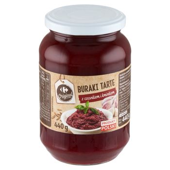Carrefour Original Buraki tarte z czosnkiem i kminkiem 440 g