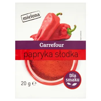 Carrefour Papryka słodka mielona 20 g