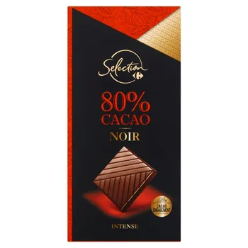Carrefour Selection 80 % Cacao Czekolada 80 g