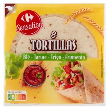 Carrefour Sensation Tortillas 320 g (8 sztuk)
