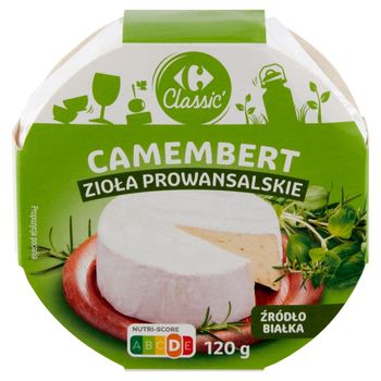 Carrefour Classic Camembert zioła prowansalskie 120 g