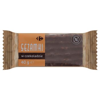 Carrefour Sezamki w czekoladzie 40 g
