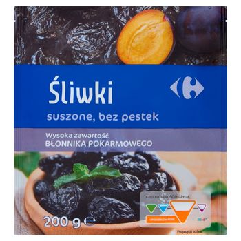 Carrefour Śliwki suszone bez pestek 200 g
