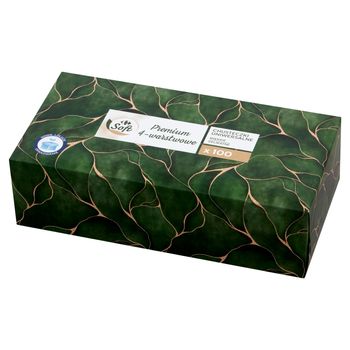 Carrefour Soft Chusteczki 4-warstwowe premium 100 sztuk