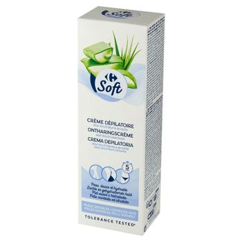 Carrefour Soft Krem do depilacji aloes & masło shea 200 ml