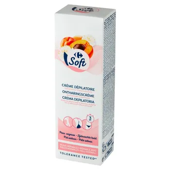 Carrefour Soft Krem do depilacji olejek morelowy & masło shea 200 ml
