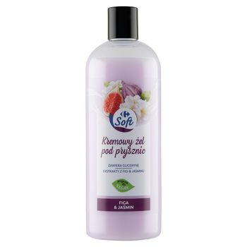 Carrefour Soft Kremowy żel pod prysznic figa & jaśmin 500 ml