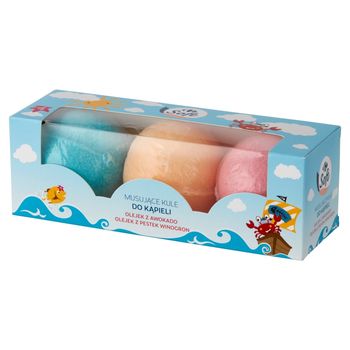 Carrefour Soft Musujące kule do kąpieli 300 g (3 x 100 g)