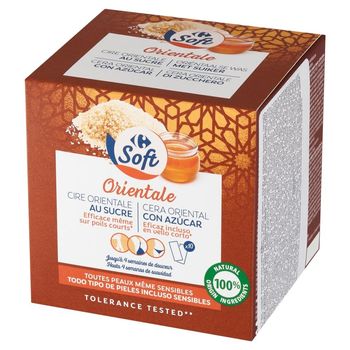 Carrefour Soft Wosk orientalny z cukrem i rumiankiem 250 ml i 10 pasków
