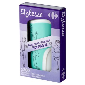 Carrefour Stylesse Słodzik stołowy na bazie sukralozy w tabletkach 16,5 g (300 sztuk)