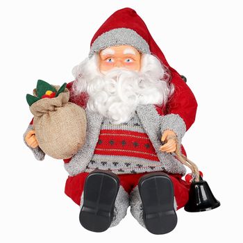 Carrefour Świąteczna figurka Mikołaj siedzący 45 cm
