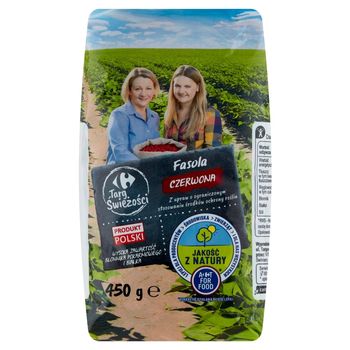 Carrefour Targ Świeżości Fasola czerwona 450 g