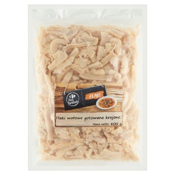 Carrefour Targ Świeżości Flaki wołowe gotowane krojone 800 g