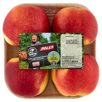 Carrefour Targ Świeżości Jabłka sampion 4 sztuki