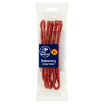Carrefour Targ Świeżości Kabanosy wieprzowe 50 g