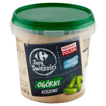 Carrefour Targ Świeżości Ogórki kiszone 1,1 kg