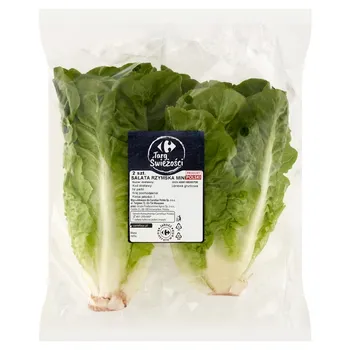Carrefour Targ Świeżości Sałata rzymska mini 250 g (2 sztuki)