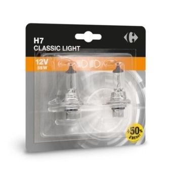 CARREFOUR Żarówka halogenowa 12 V H7  Classic Light 55W 2 szt.