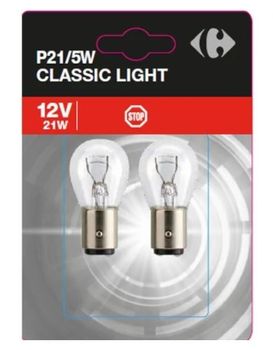 CARREFOUR Żarówka halogenowa 12V P21/5W 2 szt.