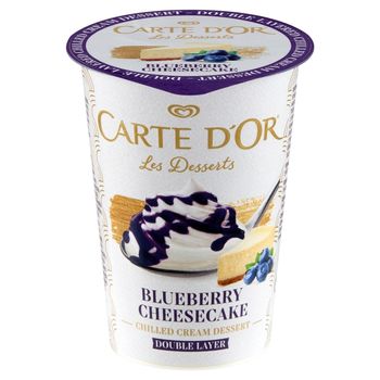 Carte D'Or Deser ze śmietany ukwaszonej jagoda-smak sernika 140 g
