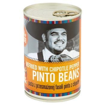 Casa de Mexico Pasta z przesmażonej fasoli pinto z chipotle 430 g