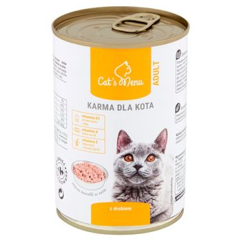 Cat's Menu Adult Karma dla kota z drobiem 400 g