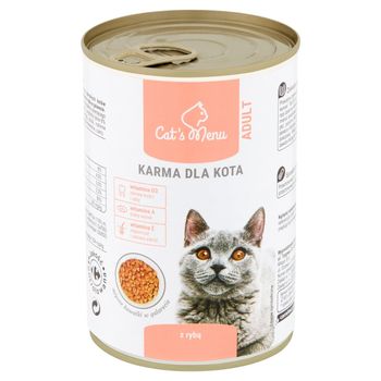 Cat's Menu Adult Karma dla kota z rybą 400 g