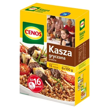 Cenos Kasza gryczana prażona 800 g (8 torebek)