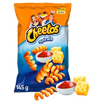 Cheetos Chrupki kukurydziane o smaku serowo-ketchupowym 145 g