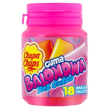 Chupa Chups Guma balonowa bez cukru 72 g (18 sztuk)