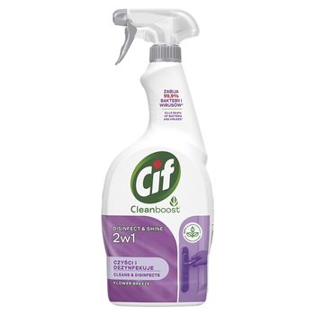 Cif Disinfect & Shine Flower Breeze Uniwersalny spray dezynfekujący 750 ml