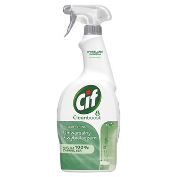 Cif Cleanboost Power + Shine Spray uniwersalny z wybielaczem 750 ml