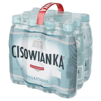 Cisowianka Naturalna woda mineralna niegazowana niskosodowa 12 x 0,5 l