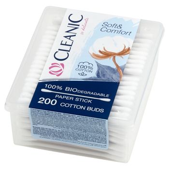 Cleanic Soft & Comfort Patyczki higieniczne 200 sztuk