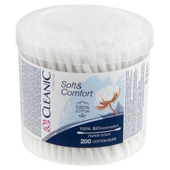 Cleanic Soft & Comfort Patyczki higieniczne 200 sztuk