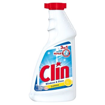 Clin Lemon Płyn do mycia powierzchni szklanych opakowanie uzupełniające 500 ml