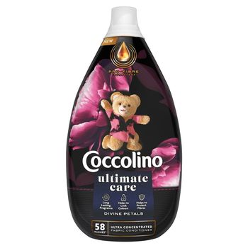 Coccolino Ultimate Care Divine Petals Płyn do płukania tkanin 870 ml (58 prań)