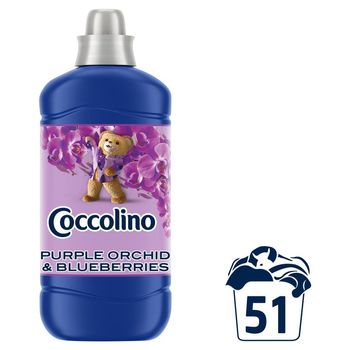 Coccolino Purple Orchid & Blueberries Płyn do płukania tkanin koncentrat 1275 ml (51 prań)