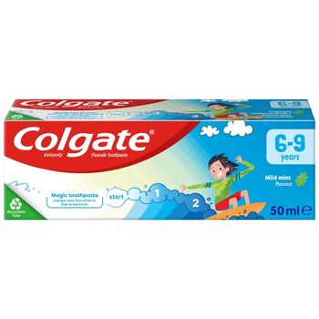 Colgate Kids Pasta do zębów dla dzieci w wieku 6-9 lat zmiana koloru 75 ml