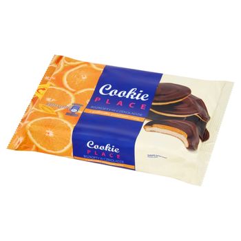 Cookie Place Biszkopty w czekoladzie z galaretką pomarańczową 300 g