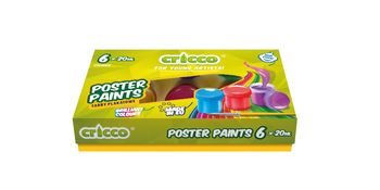 Cricco Farby Plakatowe 20ml 6 kolorów