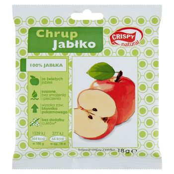 Crispy Natural Suszone chipsy z jabłka 18 g