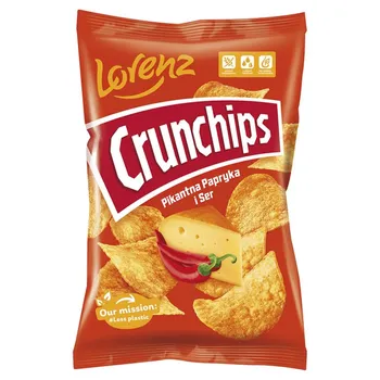 Crunchips Chipsy ziemniaczane pikantna papryka i ser 140 g