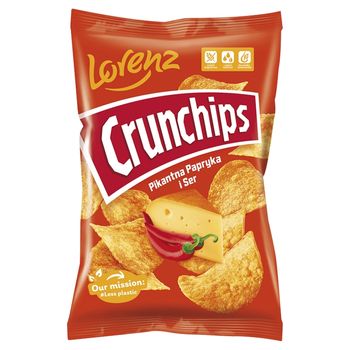 Crunchips Chipsy ziemniaczane pikantna papryka i ser 140 g